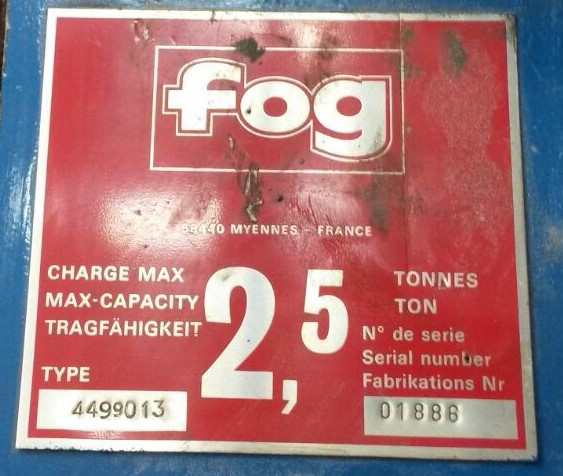 Romeico H224 / FOG 449 Lifts spare parts