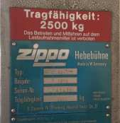Zippo-Hebebühnen-Ersatzteile