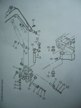 Bolzensatz Montagearm Yanmar B22-2A Minibagger ADA00601
