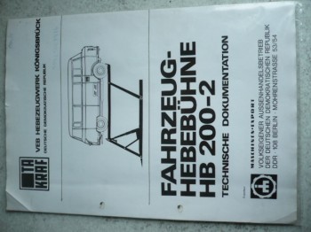 Technical documentation Instructions wiring diagram Takraf vehicle lift HB 200-2