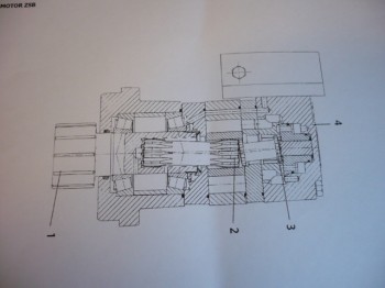 Reparaturkit Reparaturset Ersatzteilset turning Drehmotor Hydraulik Yanmar SV20 Minibagger