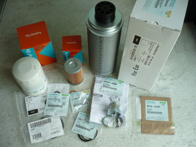 Service Wartungsatz Filterset Ölfilter Kraftstofffilter Kit Kubota KX61-3 / KX71-3 / KX91-3 / KX101-3 / U35-3