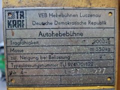 Dichtsatz Kautasit für 2t Takraf VEB Lunzenau Autohebebühnen Scherenbühne