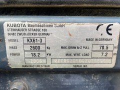 Sealing ring gasket seal kit cylinder seal kit Kubota KX61-3, KX71-3 Bagger RG71967902