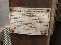 gasket kit, seal kit for 2 tons Takraf Lunzenau scissor lift car lift VEB DDR VEM (rod = 80 mm diameter)