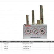 Bolt bushing gasket rings set pin kit arm Yanmar B50 mini excavator ADB01600