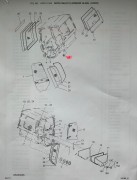 Türstopper Türschloß Kabinenschloß buffer Komatsu WA80-6 Minibagger 42T56H0P33