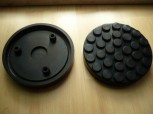 lift pad, rubber pad, rubber plate for Ravaglioli inter alia Type KPN 305 D (146 mm x 26 mm)