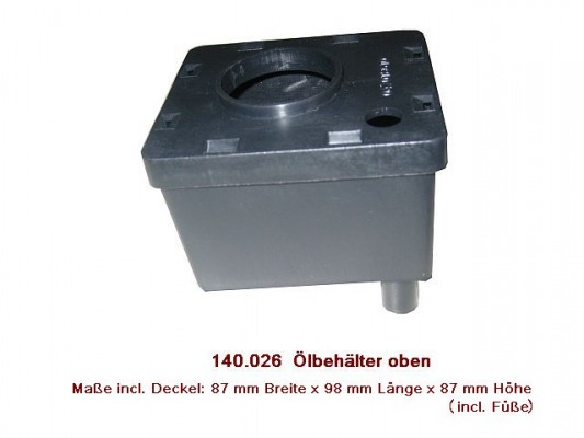 Oil pan (above), oil tank for Beissbarth Romeico R 224 until R 236 lift