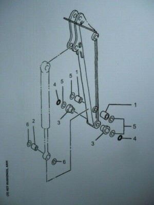 Buchsen Kit Siegel O-Ringe Yanmar B22 / B22-2A Minibagger ADE00800