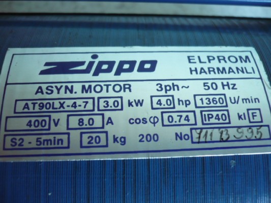 motor for Zippo 1735 Lift