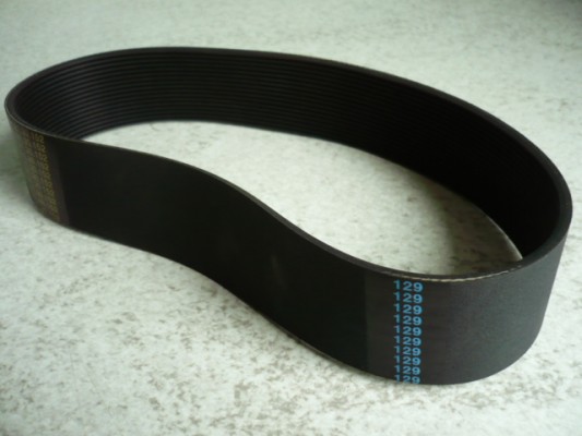 ribbed v-belt, flat belt, v-belt for Zippo lift type 2030 2130 2135 2140 (long version till year 2008)
