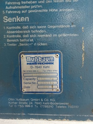 Kupplung Verbindung für Zahnradpumpe Nußbaum Unterflurbühne / Scheren-Hebeühnen Typ Unilift 3200+  / 2.35 TTS / TTKAS / TTA MW