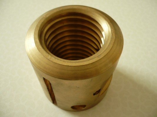 Lifting nut for AFIT Sopron Typ CE 205, CE 206 H / AFV Sopron CE 205 / CE 205T lift (with trapezoidal thread 49x6, 64mm length and 64mm outside diameter)