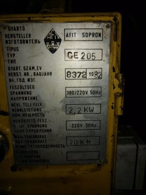 Tragmutter für AFIT Sopron Typ CE 205, CE 206 H / AFV Sopron CE 205 / CE 205T Hebebühne (mit Trapezgewinde 49x6, 70mm Länge und 68mm Außendurchmesser)