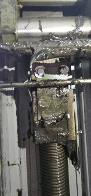 Lifting nut + safety nut + Locking plates for Zippo lift type 1401 1411 1412 / 4 tons lift