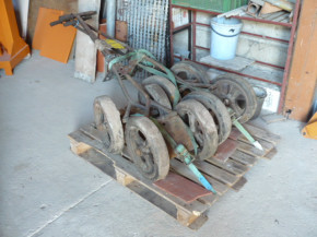 Räder Deichsel Vollgummiräder VEB Arbeitsbühne Mastkletterbühne FH 1600 FH1600/1