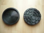 lift pad, rubber pad, rubber plate for Ravaglioli lift (150 mm x 25 mm without pins)