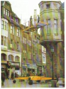 Räder Deichsel Vollgummiräder VEB Arbeitsbühne Mastkletterbühne FH 1600 FH1600/1