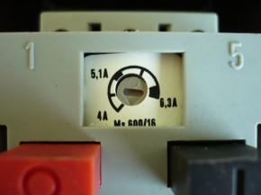 Hauptschalter Motorschutzschalter MS600/16 EAW VEB DDR Hebebühne Säge E 4 - 6,3A