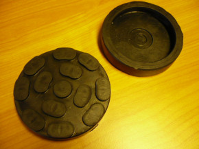 Auflageteller Auflageplatte Gummiteller für RAV Ravaglioli (100mm x 21mm)