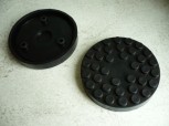 Support plate Rubber pads Lift Pad RAV Ravaglioli 147mm x 26mm