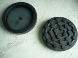 Support plate Rubber pad Rubber pad Lift Pad Ravaglioli RAV 124mm without pins