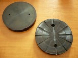 lift pad, rubber pad, rubber plate for Autec lift (150mm x 18mm, reinforced version)