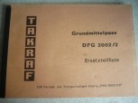 VEB DDR Gabelstapler Ersatzteilliste Anleitung Takraf VTA Stapler DFG 2002 /2
