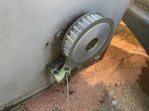 deflection segment for control cable zippo lift type 1501 (for G-side down on the chain case)