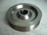 v-belt pulley, toothed pulley, belt disc for Nussbaum lift Type ATL 2.25 (lifts with one spinde to 2.5 tons capacity)