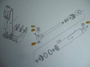 Löffelaufnahme Bolzensatz Buchse Kubota KX 015-4 KX016-4 KX018-4 KX019-4 Bagger