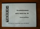 VEB DDR Gabelstapler Ersatzteilliste Takraf VTA Stapler DFG 2002/3N-W