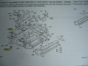 Bearing bush pivot bracket arm bush bush bucket Kubota KX057-4 RD55141142