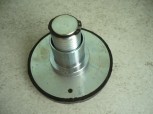 Plug-in mushroom holder with turntable support plate Herrmann Swingarm 2.50 underfloor