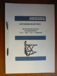 user manual for Takraf DDR Hoists 1.5 and 2 tons capacity Lunzenau VEB Engineering