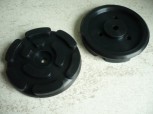 lift pad, rubber pad, rubber plate for Beissbarth Romeico lift R 224 until R 236 (148mm x 24mm reinforced by metal insert)