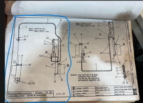 Steuerseil Bowdenzug Schaltseil Sicherheitsseil JAB Becker Twin TW 251/12 J.A.B.