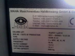 Oil pan spindle oiler oil tank oiler submersible oiler oil container Maha ECON II & Econlift 5001 / Mapower